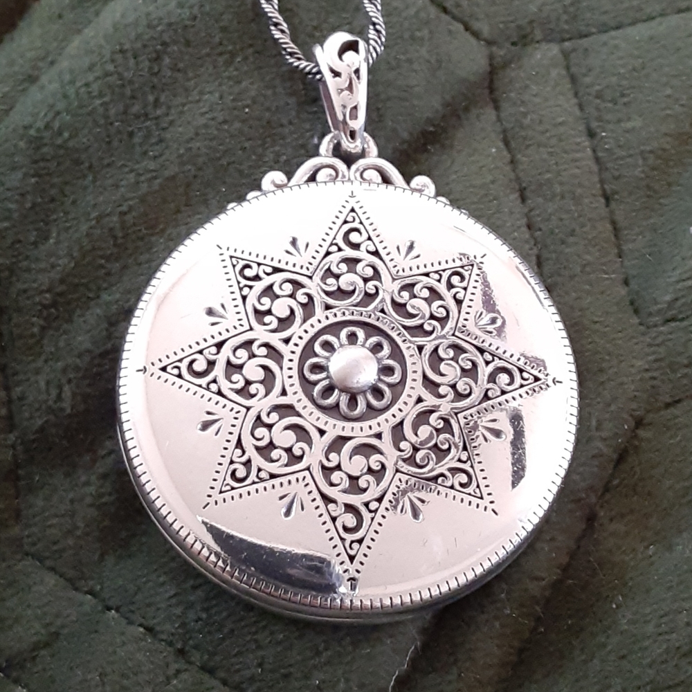 Brighton locket adjustable long chain